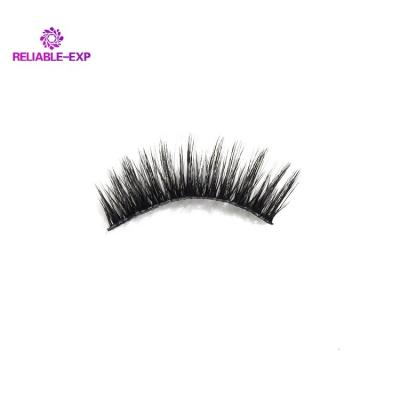 China Long Natural Made In China 3d Reusable Synthetic Eyelashes S36Q for sale