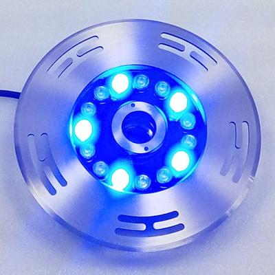 China Outdoor Colorful 240 Lights u LANDSCAPE Mini 17w 9w Underwater Swimming Pool Water Submersible RGB Ring Fountain Light With Led Light for sale