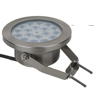 China high quality stainless steel 110lm/w nicheless led underwater pool light 1 1/2 inch dc12v ip68 12 volt led light for sale