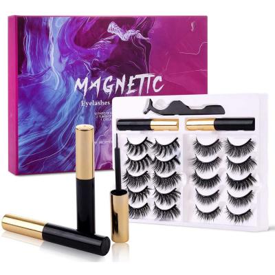 China Custom Wholesale Private Label Magnetic Eyelashes Waterproof Magnet Lash Magnetic Eyeliner Kit Eye Lashesh for sale