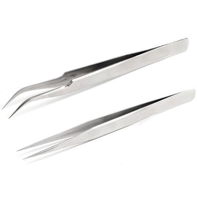 China Professional High Quality Durable Stainless Steel Eyelash Extension Tweezers for sale