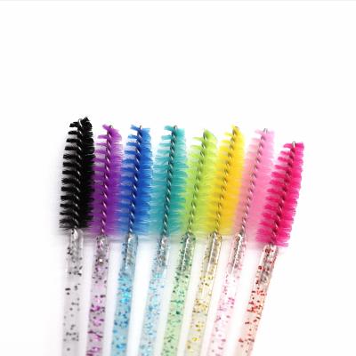 China Hot Sale Long Lasting Eyelash Brush Eye Lash Disposable Mascara Wand Eyelash Extension Brush for sale