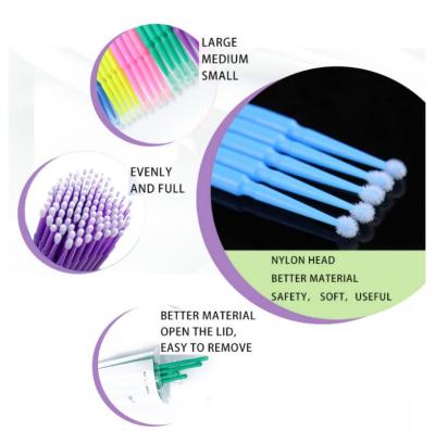 China China Factory Natural Long False Eyelash Tool Silicone Eyelash Extension High Quality Hot Selling Silicone Eyelash Extension Cleaning Brush for sale