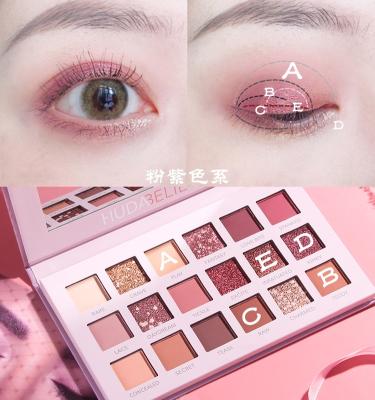 China Waterproof Eye Makeup Shimmer Eyeshadow Pigmented Glitter Private Label Matte and Eyeshadow Palette Custom for sale