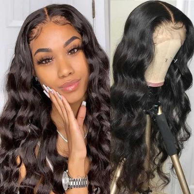 China Brazilian Human Hair Wigs Curly HD Lace Front 40 Inch Hair Frontal Wig Black Headband Lace Wigs for sale