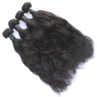 China Wavy Indian Cuticle Aligned Hair 10A Grade Natural Wave Wholesale Virgin Indian Hair Extension for sale