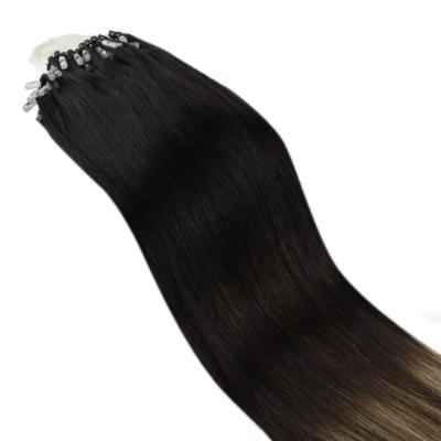 China Micro Loop Ring Hair Factory Direct Silky Straight Wholesale Hair Wave Extension for sale