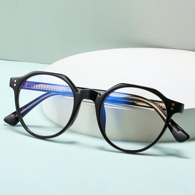 China 10 Years Experience Of Twooo 2084 Classic Round Frame Blue Light Blocking Glasses for sale