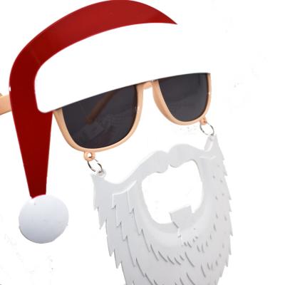 China 10 Years OEM Experience Twooo 2101 New Year Santa Claus Christmas Party Funny Sunglasses for sale