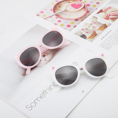 China Twooo 105003 Parasol Girls Shape Cat Eye Eyewear Cute Kids Baby Sunglasses for sale