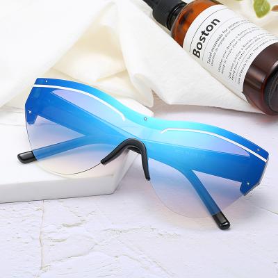 China 10 Years Designer Experience Fashion Half Frame Glass Rimless Custom Sunglasses for sale