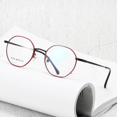 China 10 Years Experience Ladies Fashion Round Alloy Glass Men Women Optical Reading Glasses OEM for sale