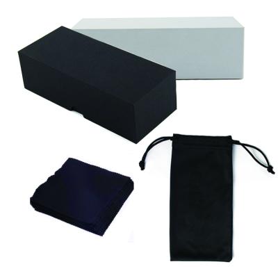 China Quality Cardboard Eco - Friendly Glasses Bag Cuboid Sunglasses Box Sets for sale