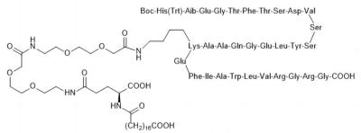 China Semaglutide Secondary Acylation Intermediate (N-1) for sale