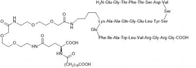 China Semaglutide primary acylation intermediate (N-2) for sale