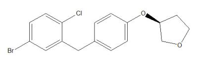 China (3S)-3-[4-[5-Bromo-2-chlorophenyl) Methyl]phenoxy]Tetrahydrofuran (915095-89-5) zu verkaufen