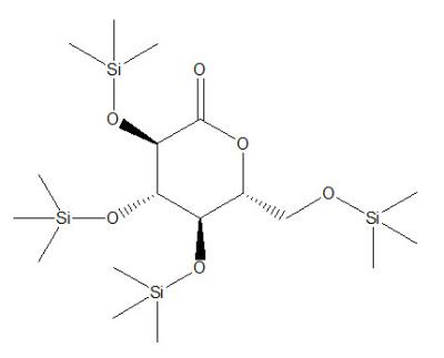 China (3R, 4S, 5R, 6R) 3,4,5-tris ((triMethylsilyloxy)-6-(triMethylsilyloxy)Methyl) Tetrahydro-2H-Pyran-2-on (32384-65-9) zu verkaufen