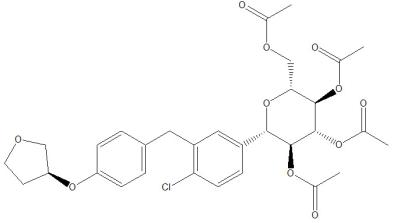 China Acetoxy Empagliflozin (Empagliflozin N-1) (915095-99-7) zu verkaufen