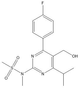 China N-(4-(4-Fluorphenyl)-5-(Hydroxymethyl)-6-Isopropylpyrimidin-2-yl) -N-Methylmethanesulfonamid (147118-36-3) zu verkaufen