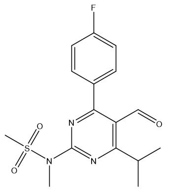 China N-(4-(4-Fluorophenyl)-5-Formyl-6-Isopropylpyrimidin-2-yl) -N-Methyl-Methanesulfonamid (147118-37-4) zu verkaufen