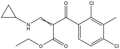 China 3- (Cyclopropylamino)-2- (2,4-Dichlor-3-Methylbenzoyl) Acrylat (103877-38-9) zu verkaufen