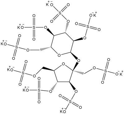 China Saccharose Octasulfat Kaliumsalz (73264-44-5) zu verkaufen