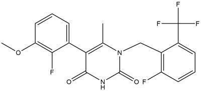 China 5-(2-Fluor-3-Methoxyphenyl)-1-[[2-Fluor-6-(Trifluoromethyl)phenyl]Methyl]-6-Methyl-2,4(1H,3H) -Pyrimidin (1150560-59-0) zu verkaufen