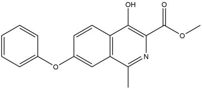 China 4-Hydroxy-1-methyl-7-phenoxy-3-isoquinolinecarboxylic acid methyl ester (1421312-34-6) for sale