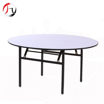 China 18mm Plywood PVC Surface 6ft Series Folding Modern Custom Cheap Hotel Banquet Table for sale