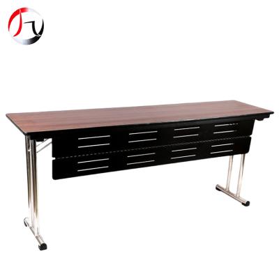 China (Size) Rectangle Stainless Steel Legs Adjustable Wholesale IBM Hotel Banquet Meeting Room Party Folding Table for sale