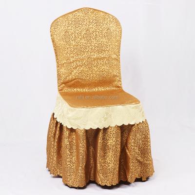 China Modern wholesale quality polyester chair cover for hotel banquet wedding chair for sale