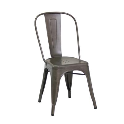 China Durable Wholesale Metal Iron Bistros Tolixs Painting Chair for sale