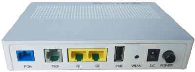 China OEM E/GPON ONU 1GE+1FE+1VOIP+2*2 WIFI , Onu Optical Network Unit for sale