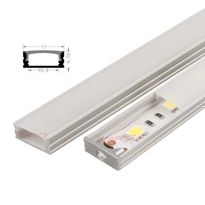 China Decorations Customized Length Aluminum Profile For Led Strip Lighting 7mm Recessed Aluminum Led Profile for sale