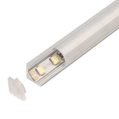 China Decorations Curve Led Aluminum Profile Corner Heat Led Aluminum Channel For Kitchen And Cabinet for sale