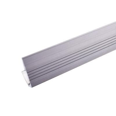 China Heatsink Customized Anodized Dark Gray Aluminum Wardrobe Or Cabinet Profile For Led Strip Light for sale