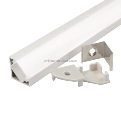 China Radiator 6063 t5 anodozied silver standard 1M 2M 3M led wardrobe/cabinet aluminum profile to light strip for sale