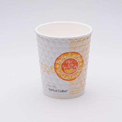 China Logo Printed Disposable Paper Coffee Disposable Cups Multiple Color Coffee Paper Cup Hot Coffee Paper Cup for sale