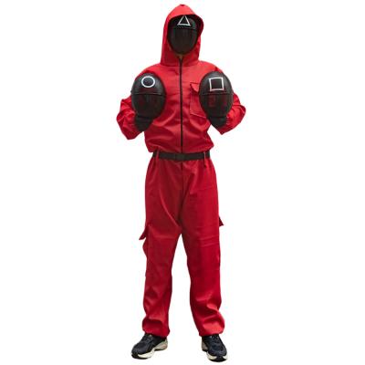 China 2021 Cosplay Cartoon Costume Hot Sale Factory Supplier TV and Movie Squid Game Jumpsuit Costume for sale