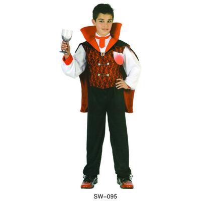 China Eco - Friendly Material Halloween Costumes Kids Western Costume Vampire Prince Costume Set for sale