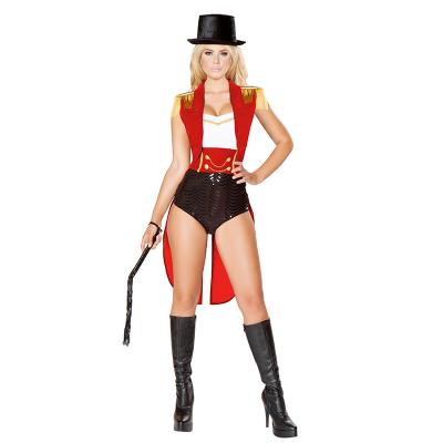 China Hot Selling Circus Ringmaster Costume Women Costumes Factory for sale