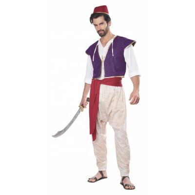 China Aladdin material eco-friendly custom made hot sale factory performance carnival mens boys boys costume cosplay dress for sale