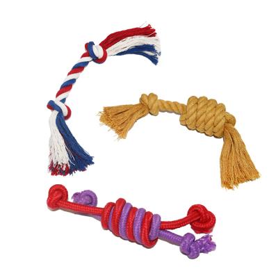 China 2021 Hot Wholesale Free Sample Rope Large Cotton Rope Durable Durable Dogs Juguetes Para Perros Chew Toys For Big Dog Toy for sale