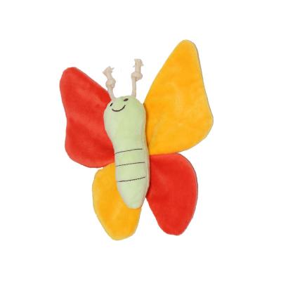 China Liveable Liveable Plush Butterfly Toys Pet Factory Interactive Cat Toys Set Pets To Increase Feelings Plush Pet Chew Toys for sale