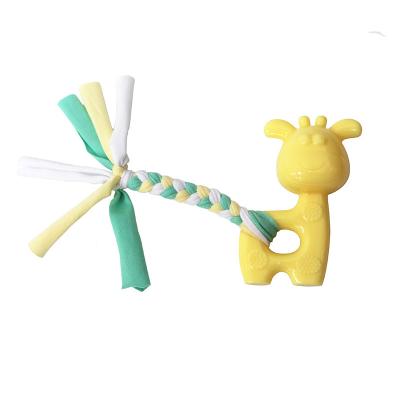 China New Viable Wholesale Pet TPR Toys Braided Decompression Companion Chew Dog Toys from Fawn Pet Toys Fun Interactive for sale