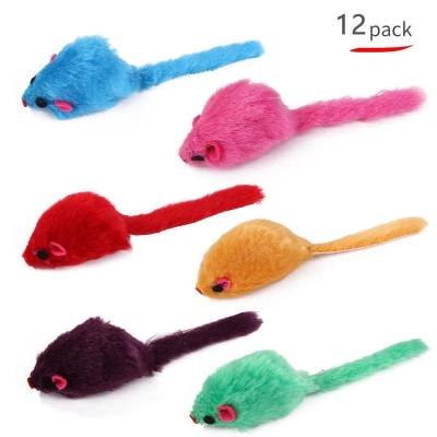 China 2021 Hot Wholesale Viable Amazon Cat Toys Mini Funny Playing Cat Mouse Pet Toys Cats Kitten Toys for sale