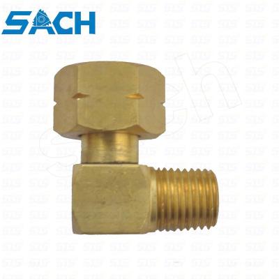 China MBSP Gas Stove Brass Accessories BRASS BBQ Accessories 3/8LH/F X Adapter 1/4 Elbow for sale