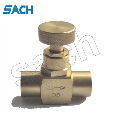 China 3/8 NPT Brass Brass Needle Valve for sale