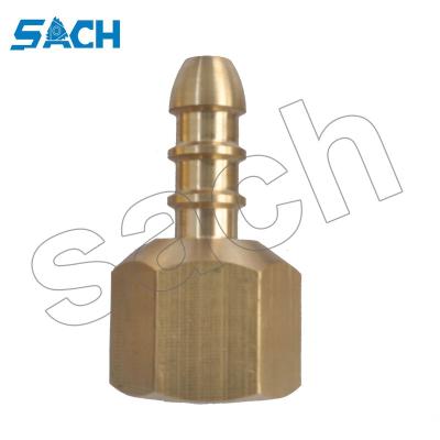 China HOSE BRASS RUBBER CONNECTOR CABLE FEMALE ROCKET for sale