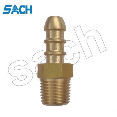 China RUBBER BRASS WIRE HOSE CONNECTOR NPT MALE Reducer for sale